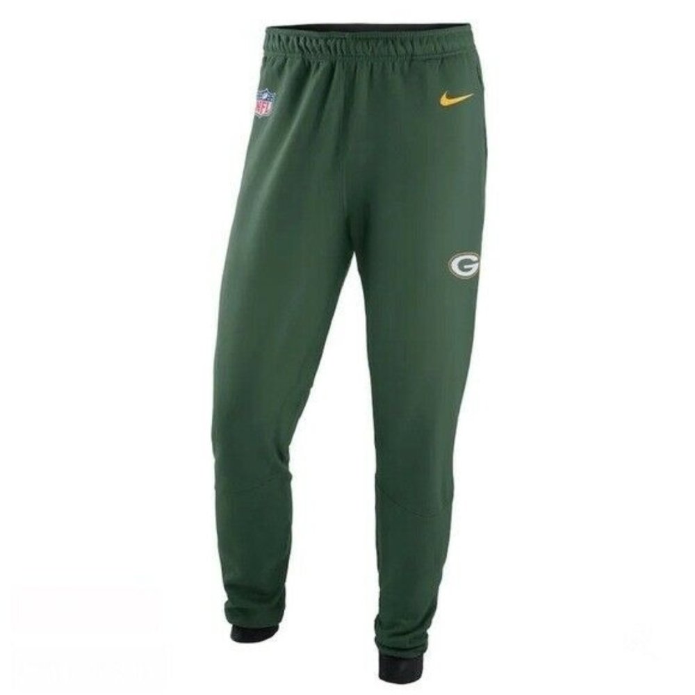 Green Bay Packers Nike Sideline Player Therma Pants Green Men’s Size 4XL Tall - Picture 1 of 10